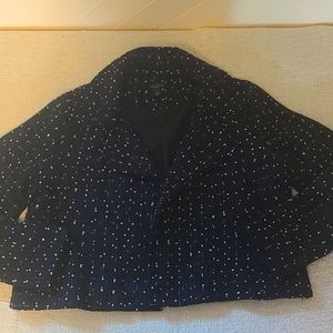 Ann Taylor- Factory Blazer Jacket- Black- s: 12